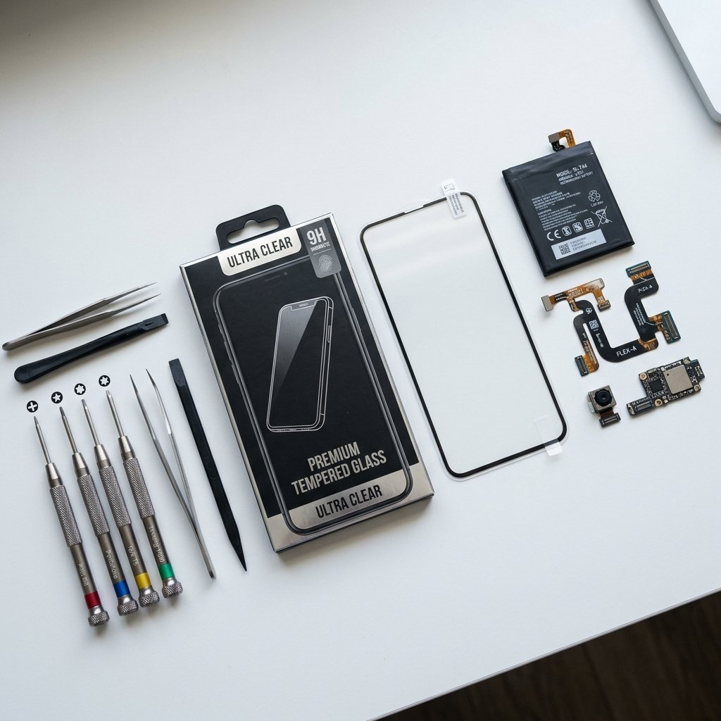 LILAN Screen Protector Glass and Spare Parts